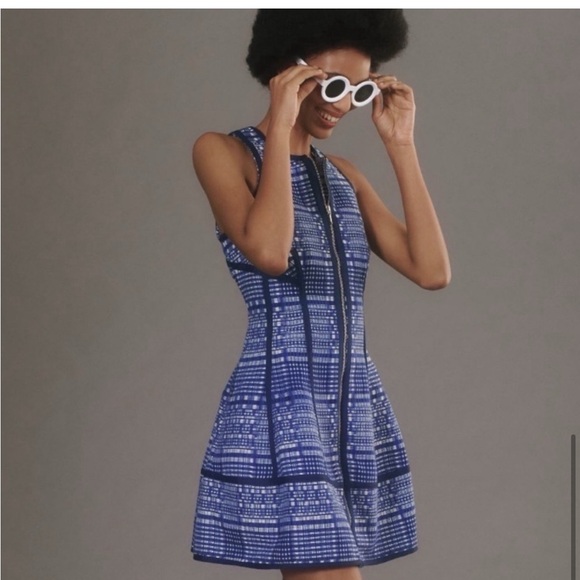 NWT Anthropologie Anthropologie Sleeveless Sculpted
Mini Dress, size 4 - Picture 1 of 13